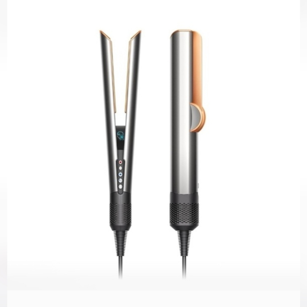 Silver and Black Hair Straightener